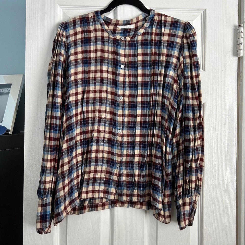 Doen Harlow Top in Belleville Plaid